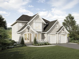 Cape Cod House Plan - Sag Harbor 45954 - Front Exterior