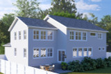 Farmhouse House Plan - Hazel 73492 - Rear Exterior
