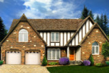 Tudor House Plan - 51362 - Front Exterior