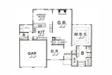 Tudor House Plan - 51362 - 1st Floor Plan