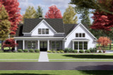 Farmhouse House Plan - 59770 - Front Exterior