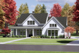 Farmhouse House Plan - 59770 - Right Exterior