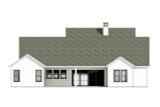 Farmhouse House Plan - 59770 - Rear Exterior