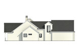 Farmhouse House Plan - 45527 - Left Exterior