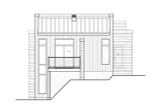 Modern House Plan - 35565 - Left Exterior