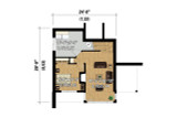 Secondary Image - Modern House Plan - 35565 - 2nd Floor Plan