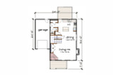 Contemporary House Plan - 80921 - 1st Floor Plan