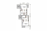Contemporary House Plan - 57711 - 1st Floor Plan