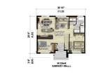Contemporary House Plan - 85159 - 1st Floor Plan