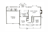 Southern House Plan - 22781 - 1st Floor Plan