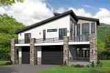 Contemporary House Plan - Bahama Breeze 2 10979 - Front Exterior