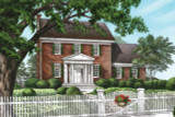 Colonial House Plan - Wakefield 70450 - Front Exterior
