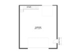 Traditional House Plan - Allen Garage 53132 - 1st Floor Plan