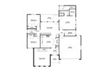 Ranch House Plan - Minor 33334 - 1st Floor Plan