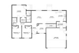 Ranch House Plan - Newport 75812 - 1st Floor Plan