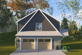 Country House Plan - Paula Garage 72584 - Front Exterior