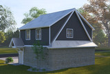 Country House Plan - Paula Garage 72584 - Rear Exterior