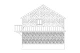 Country House Plan - Paula Garage 72584 - Rear Exterior