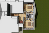 Traditional Style House Plan - Pepperwood 27183 - 2nd Floor Plan Dollhouse View - 
