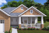 Craftsman House Plan - Lawndale 80390 - Front Exterior
