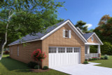 Craftsman House Plan - Lawndale 80390 - Left Exterior