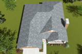 Craftsman Style House Plan - Lawndale 80390 - Aerial View - 