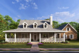 Country House Plan - Seagrove 73886 - Front Exterior
