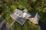 Country Style House Plan - Seagrove 73886 - Aerial View - 