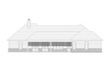 Craftsman House Plan - Sunnyside 79720 - Rear Exterior