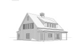 Farmhouse House Plan - Ryeland 51675 - Rear Exterior