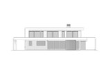 Contemporary House Plan - Long Beach 30647 - Rear Exterior