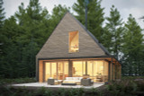 A-Frame House Plan - Litchfield 83279 - Front Exterior