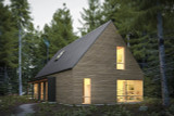 A-Frame House Plan - Litchfield 83279 - Rear Exterior