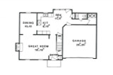 Colonial House Plan - 39172 - 1st Floor Plan