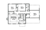 Secondary Image - Colonial House Plan - 39172 - 2nd Floor Plan
