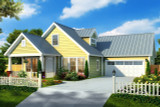 Craftsman House Plan - Jeffers 49056 - Front Exterior