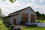 Country House Plan - RV Garage 67401 - Front Exterior
