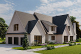 European House Plan - Clift 29093 - Left Exterior