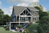 Lodge Style House Plan - Pine Haven Creek 3 61067 - Front Exterior