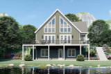 Lodge Style House Plan - Pine Haven Creek 3 61067 - Left Exterior