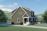 Lodge Style House Plan - Pine Haven Creek 3 61067 - Right Exterior
