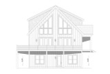 Lodge Style House Plan - Pine Haven Creek 3 61067 - Left Exterior