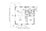 Lodge Style House Plan - Pine Haven Creek 3 61067 - 1st Floor Plan