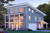 Modern House Plan - Stonebridge View 47043 - Front Exterior