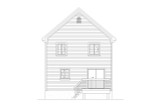 Victorian House Plan - 57816 - Rear Exterior