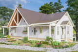 Craftsman House Plan - Chickamauga Lakehouse 17151 - Front Exterior
