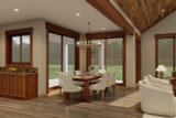 Farmhouse House Plan - Double Retreat 51409 - Dining Room