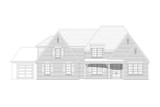 European House Plan - Graham Elev-B 42349 - Front Exterior