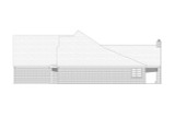 European House Plan - Graham Elev-B 42349 - Right Exterior