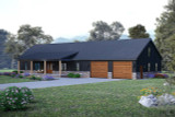 Farmhouse House Plan - Piperton 2 43910 - Front Exterior
